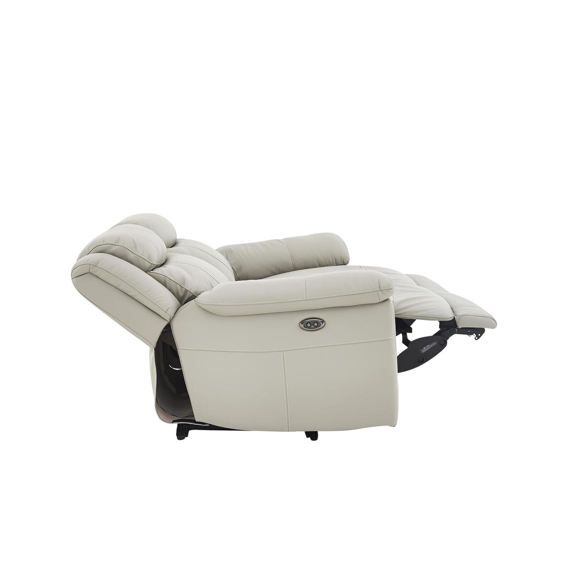 World of Leather - Bounce 2 Seater Leather Manual Recliner Sofa - Beige – image 4