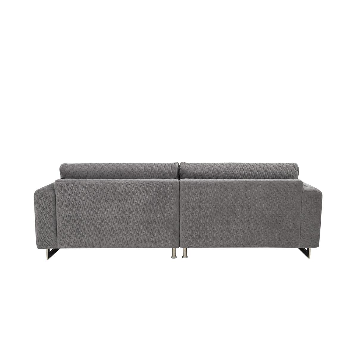 Sofisticat 4 Seater Classic Back Fabric Sofa - Yellow – image 6