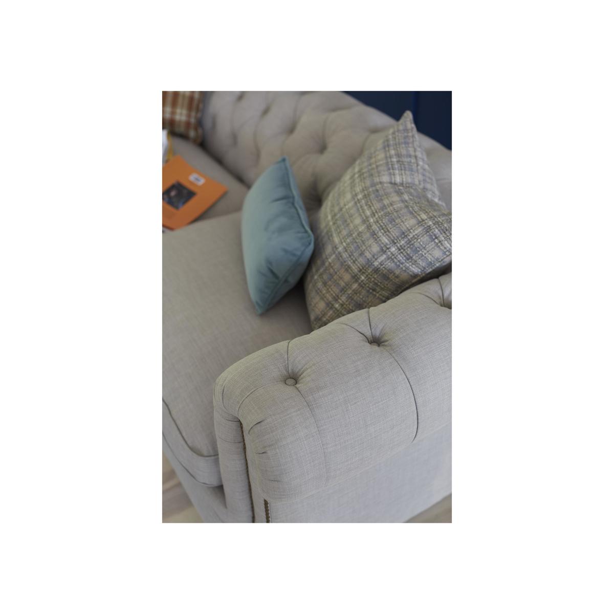 Alexander and James - New England Newport 4 Seater Fabric Sofa - Beige – image 3