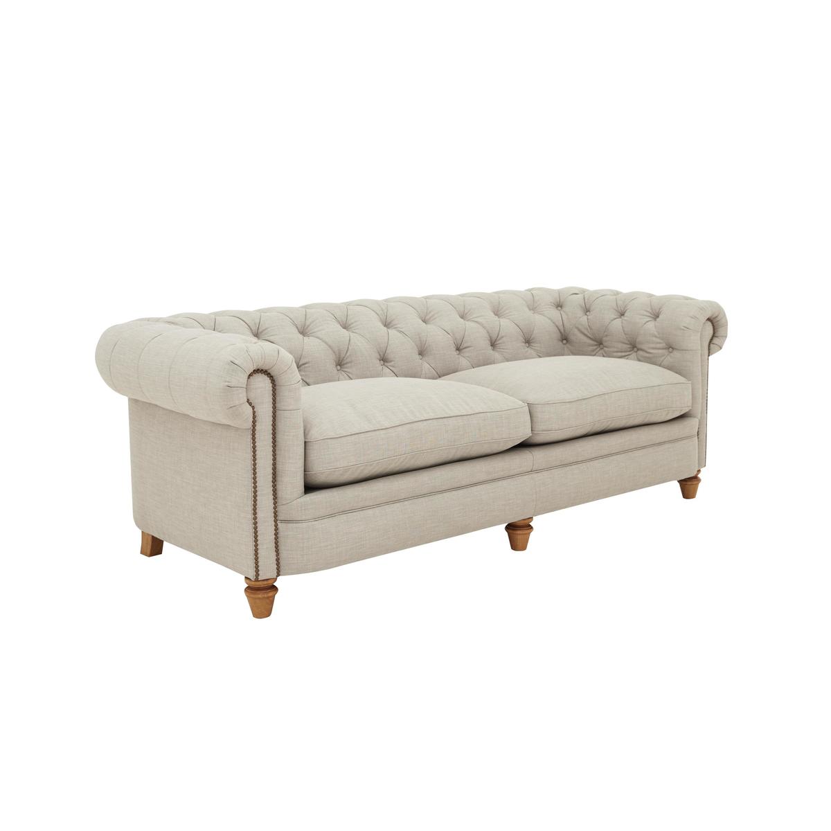 Alexander and James - New England Newport 4 Seater Fabric Sofa - Beige – image 5