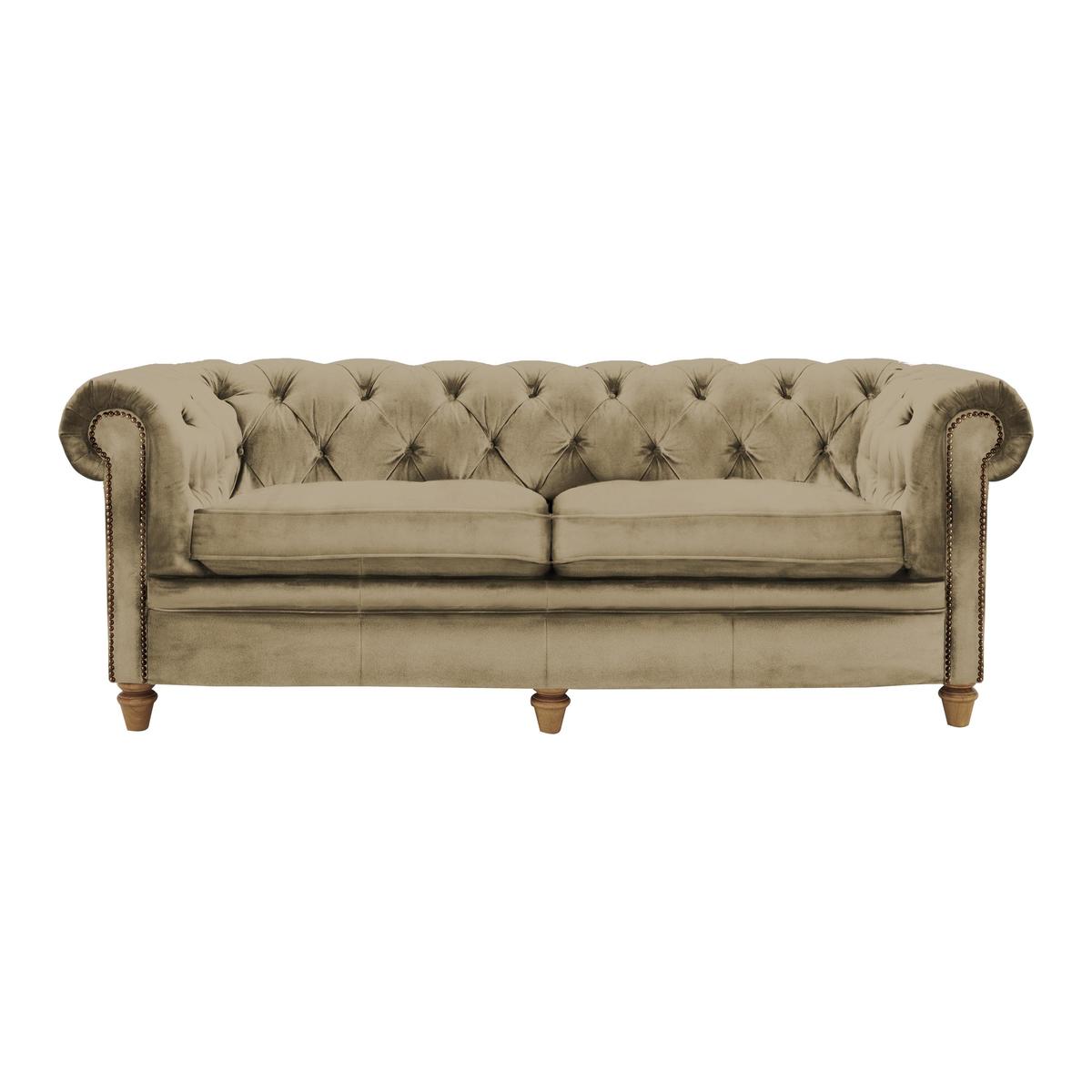 Alexander and James - New England Newport 4 Seater Fabric Sofa - Beige – image 1