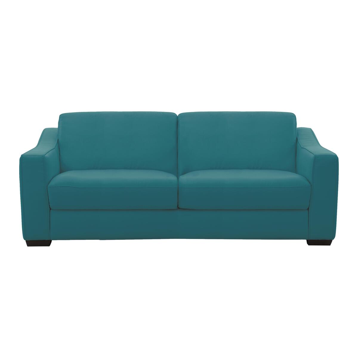 Optimus 3 Seater Leather Sofa- World of Leather – image 1