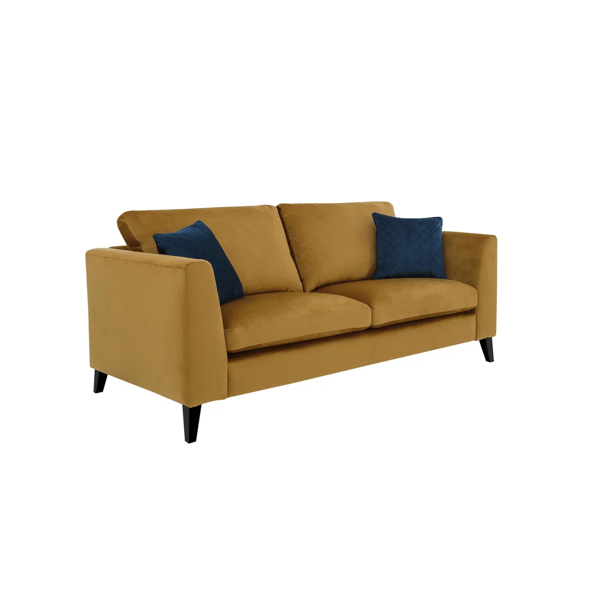 Jewels 3 Seater Fabric Sofa - Blue - By Furniture Village – image 3