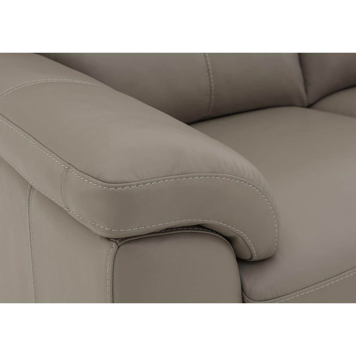 World of Leather - Zinc 2 Seater Leather Sofa - Beige – image 2