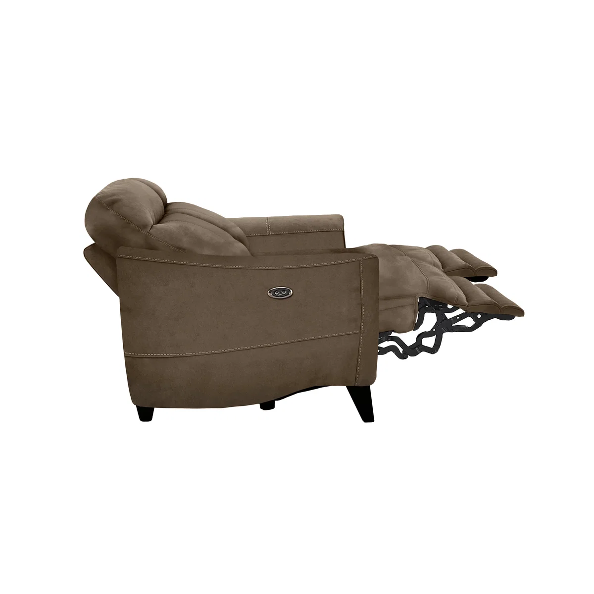 Compact Collection Petit 2 Seater Fabric Power Recliner Sofa - Beige - By Furniture Village – image 3