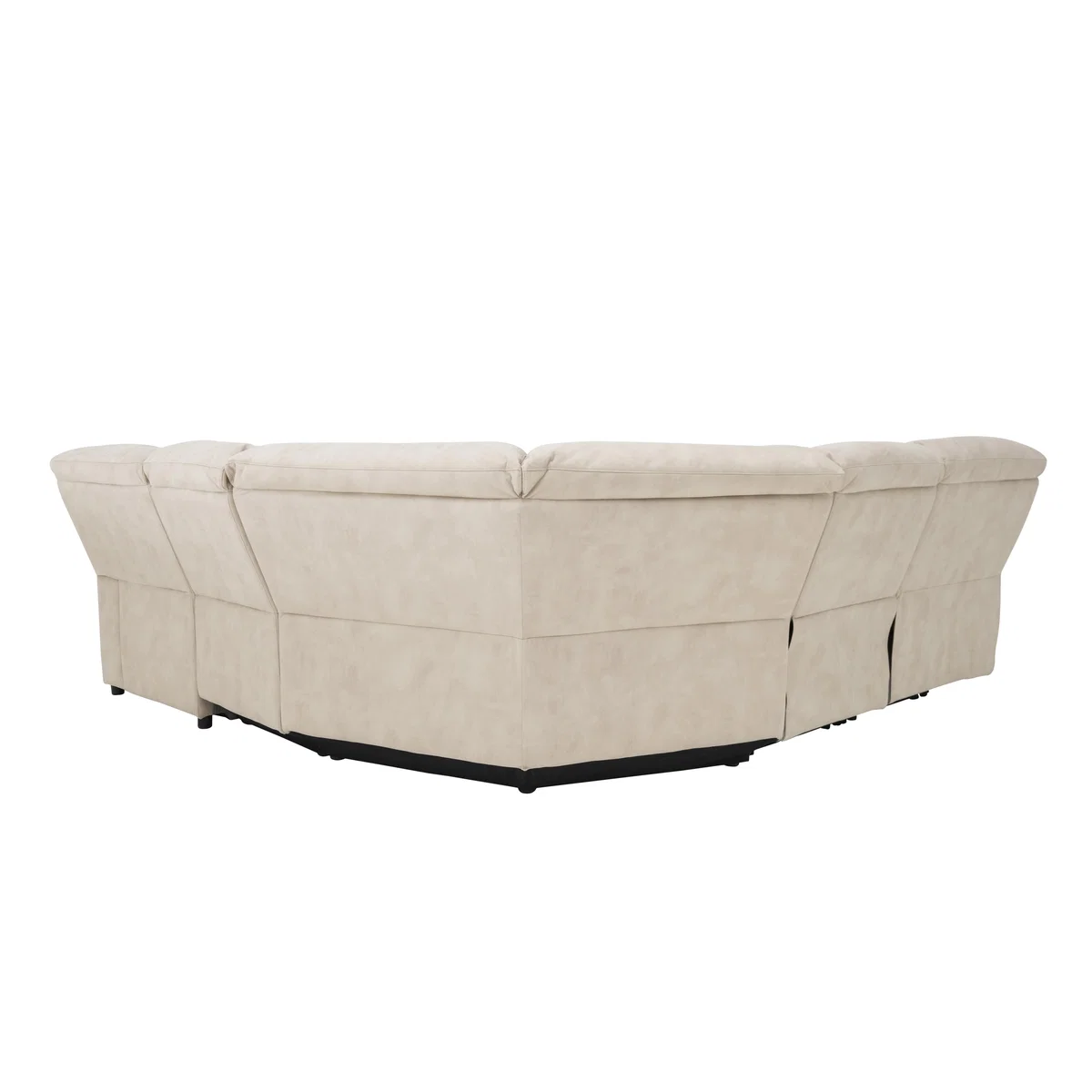 Cupola Fabric Recliner Corner Sofa - Beige - By Furniture Village – image 5