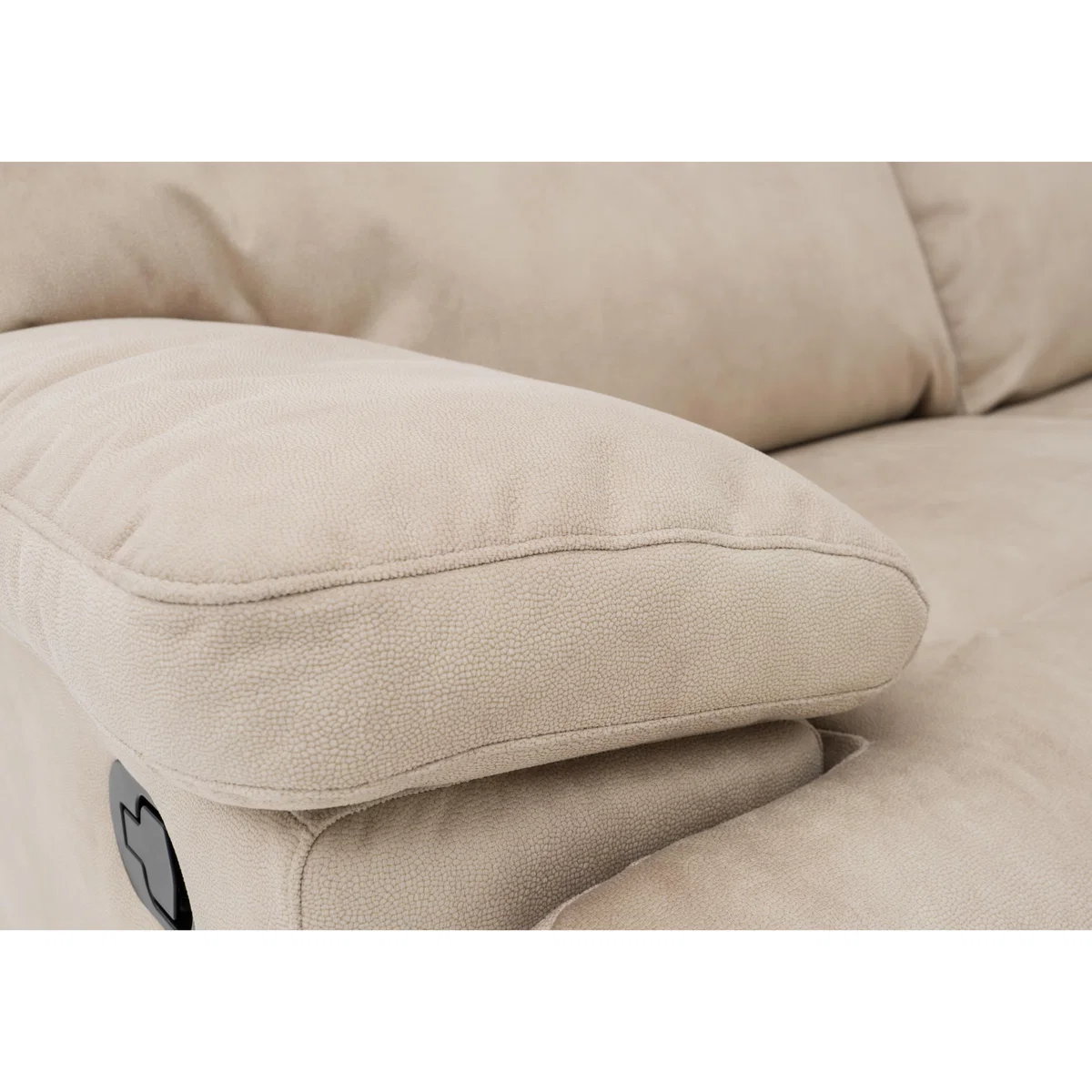 Cupola Fabric Recliner Corner Sofa - Beige - By Furniture Village – image 6