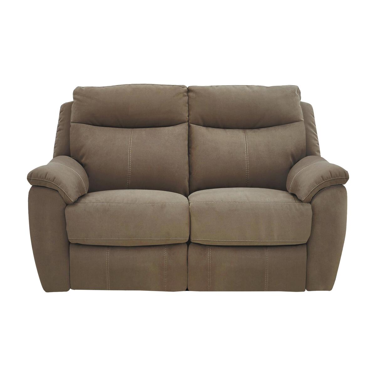 Snug 2 Seater Fabric Power Recliner Sofa