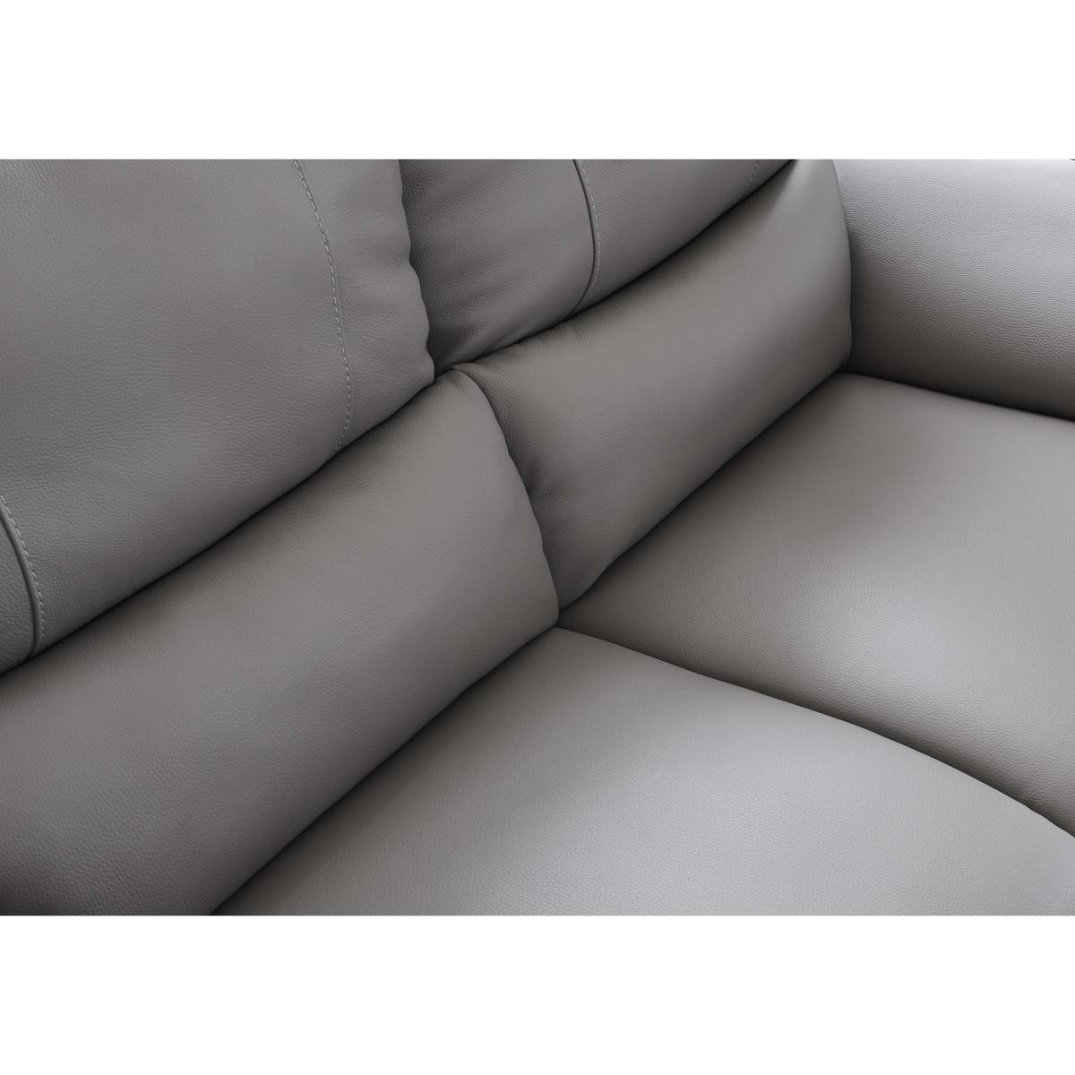 Apulia 2 Seater Leather Power Recliner Sofa - Beige - By Furniture Village – image 7