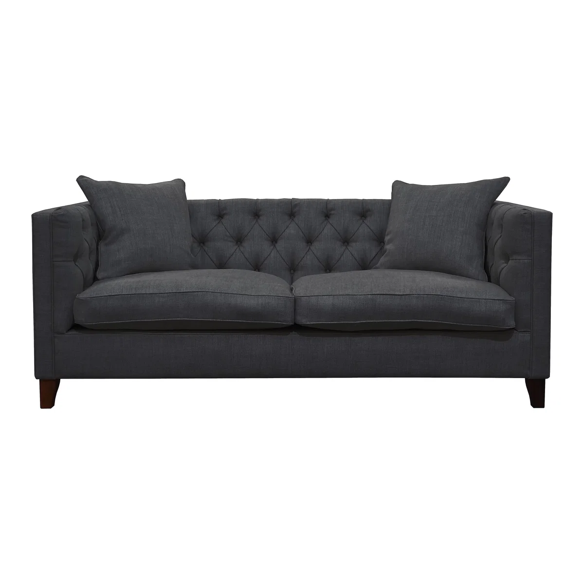Tetrad - Battersea Midi Fabric Sofa - Black – image 1