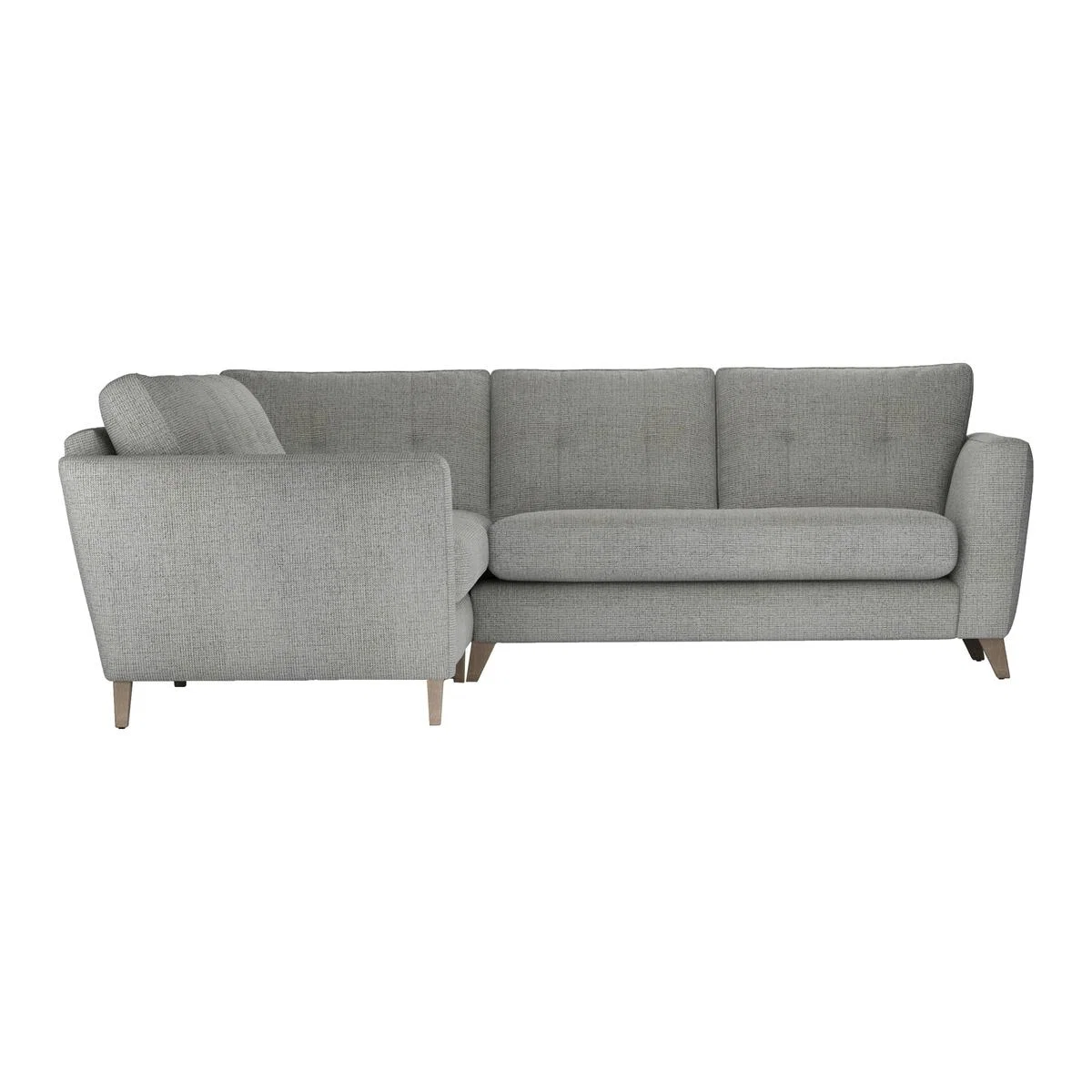 The Lounge Co. - Hermione Fabric Corner Sofa - Grey – image 1