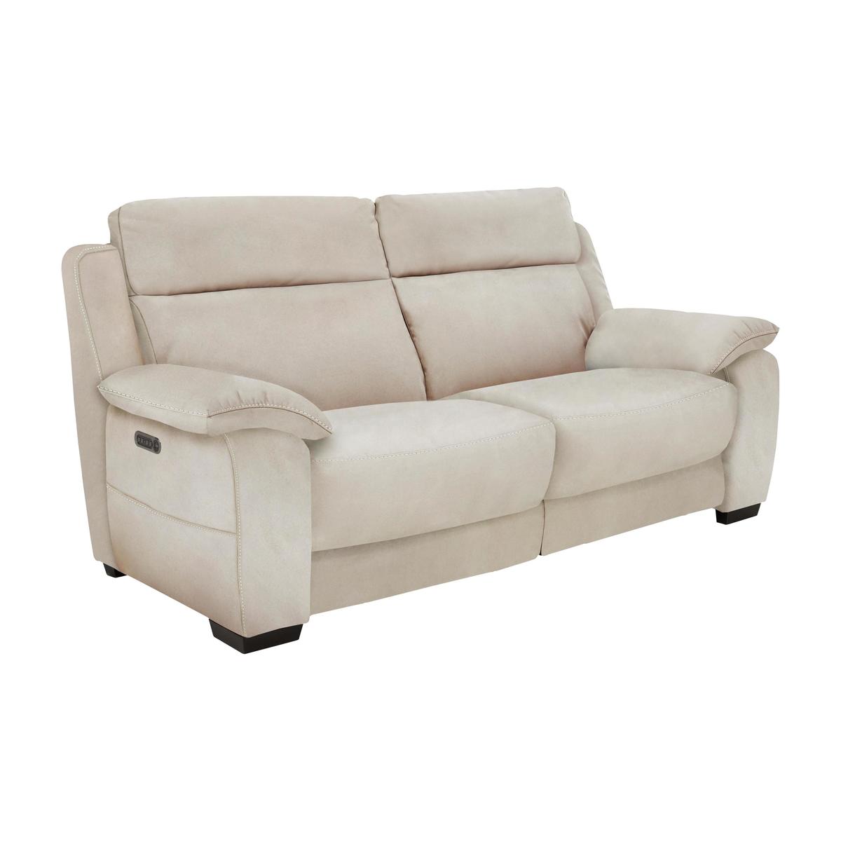 Starlight Express 2 Seater Fabric Recliner Sofa - Beige - By Furniture Village – image 1