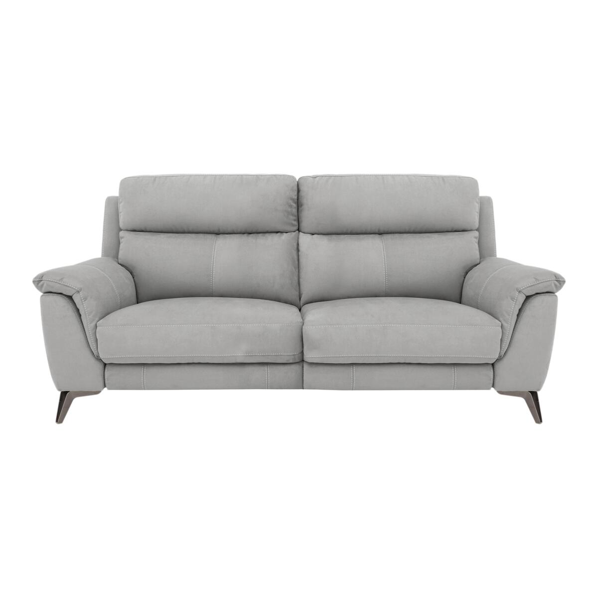 Contempo 3 Seater Fabric Sofa - Grey