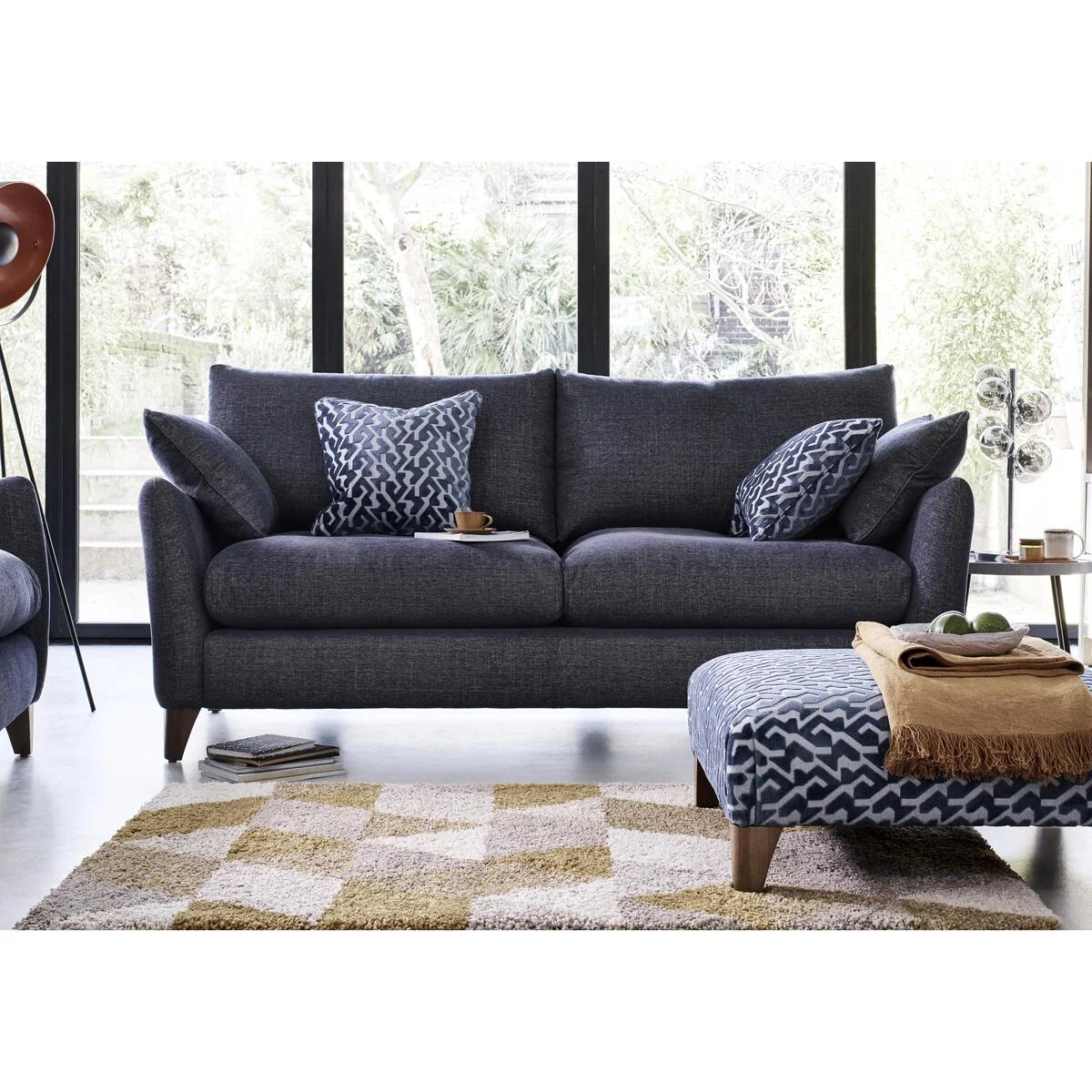 Marina Eco 3 Seater Fabric Sofa - Teal – image 2