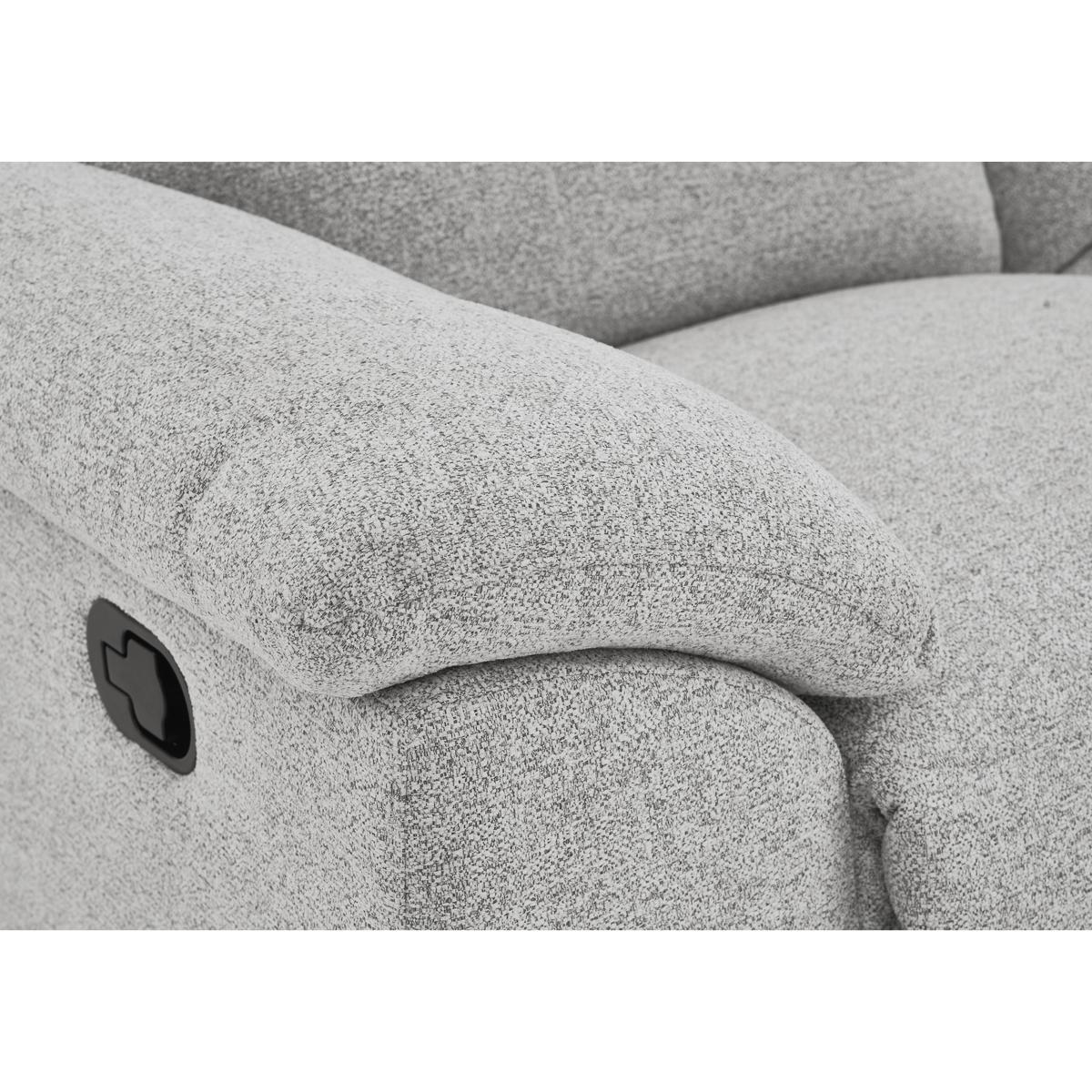 Bounce 2 Seater Fabric Manual Recliner Sofa - Beige - By Furniture Village – image 3