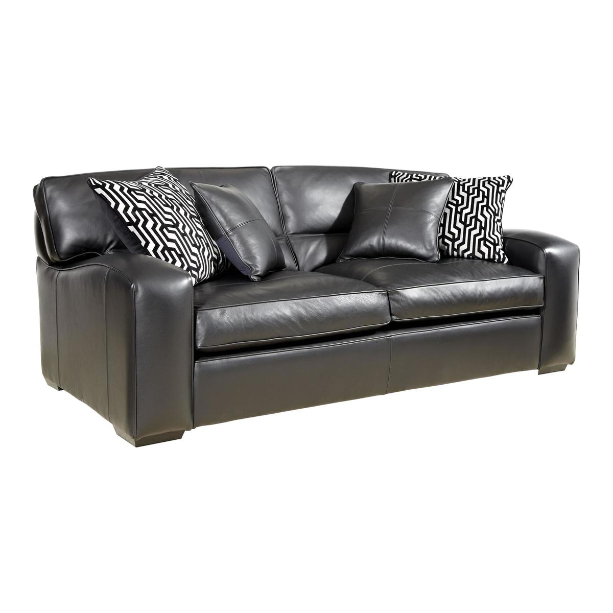 Duresta - Liberty 4 Seater Leather Sofa - Black – image 1