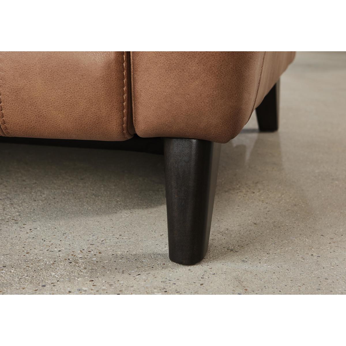 World of Leather - Canyon 3 Seater Leather Power Recliner Sofa - Brown – image 8