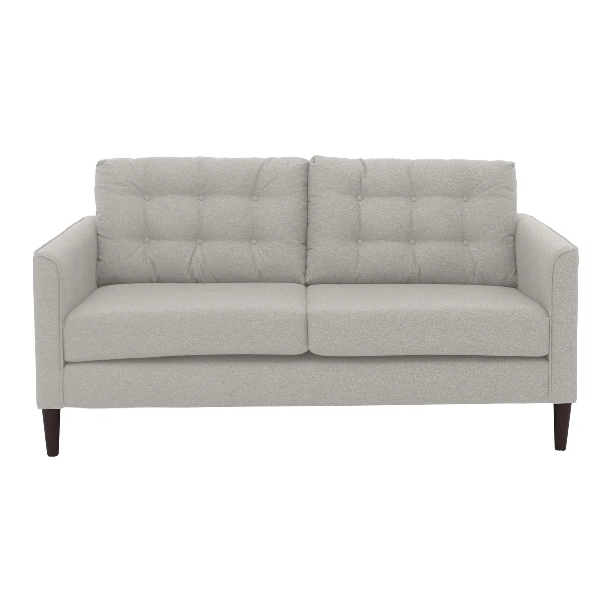 Brick Lane 3 Seater Fabric Sofa - Silver – image 1