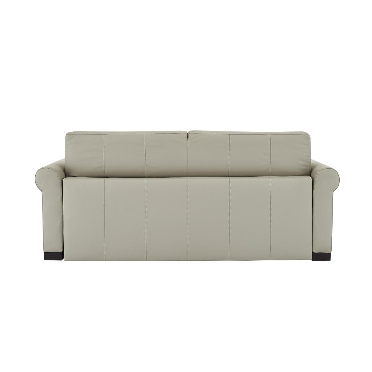 Nicoletti - Alcova 3 Seater Leather Sofa Bed with Scroll Arms - Black – image 7