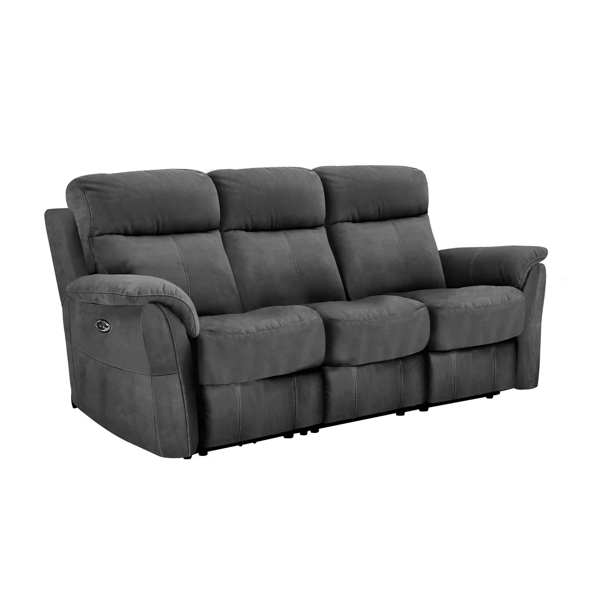 Relax Station Revive 3 Seater Fabric Manual Recliner Sofa - Beige - By Furniture Village – image 2