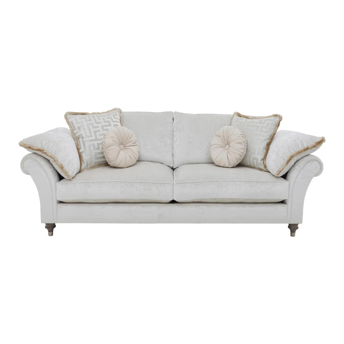 Duresta - Princeton 3 Seater Fabric Sofa - Cream – image 1