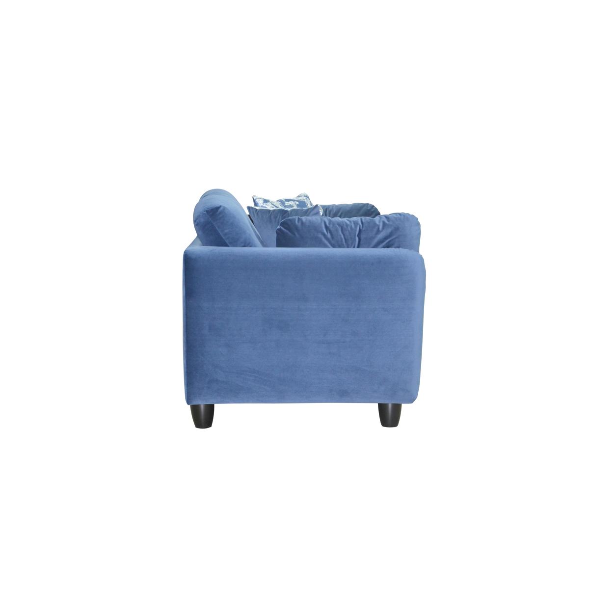 Rolly 2 Seater Fabric Sofa - Blue - By Furniture Village – image 5