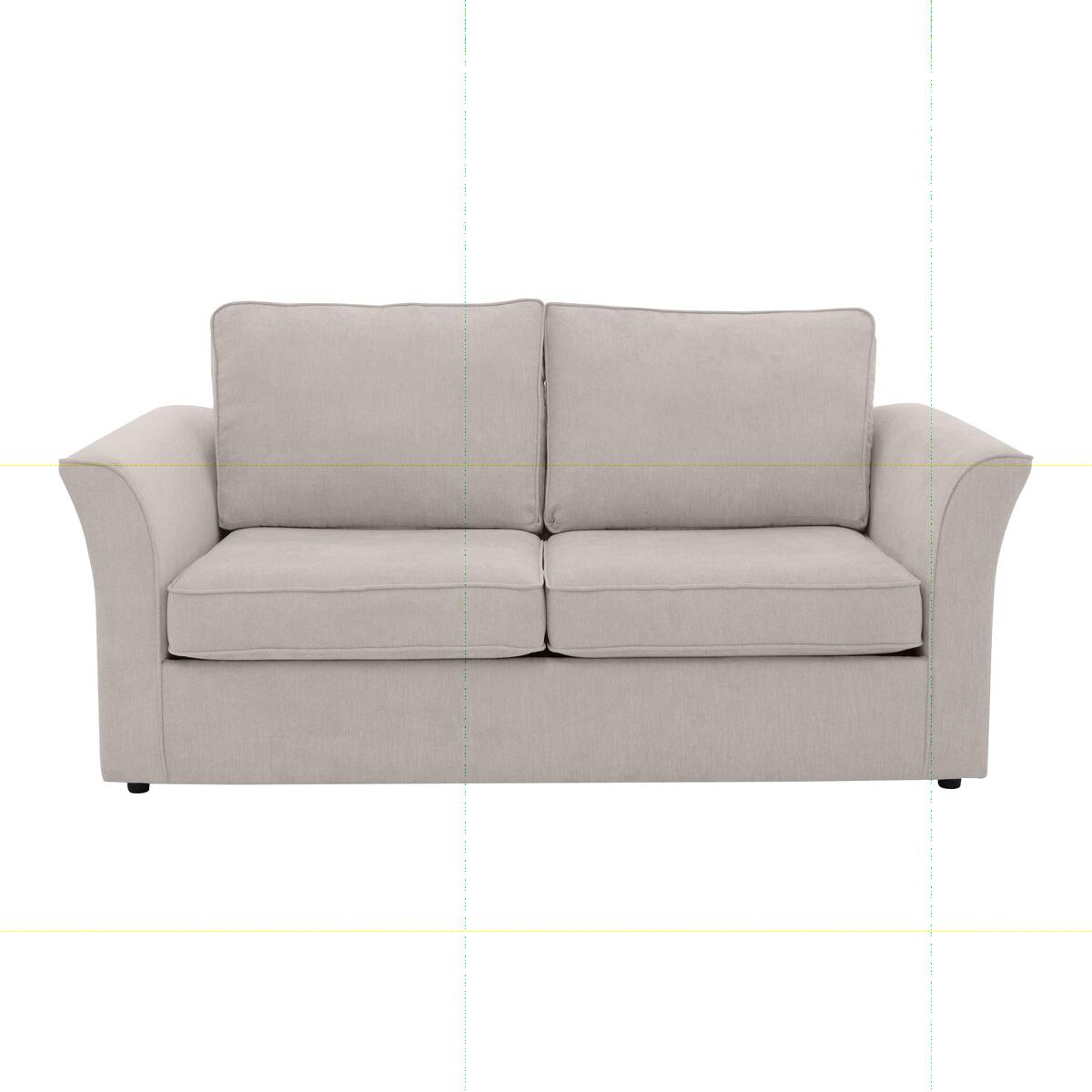 Mimi 3 Seater Fabric Sofa Bed - Beige – image 1