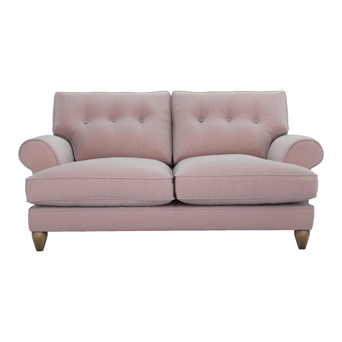 The Lounge Co. - Bronwyn 2.5 Seater Fabric Classic Back Sofa - Pink – image 1