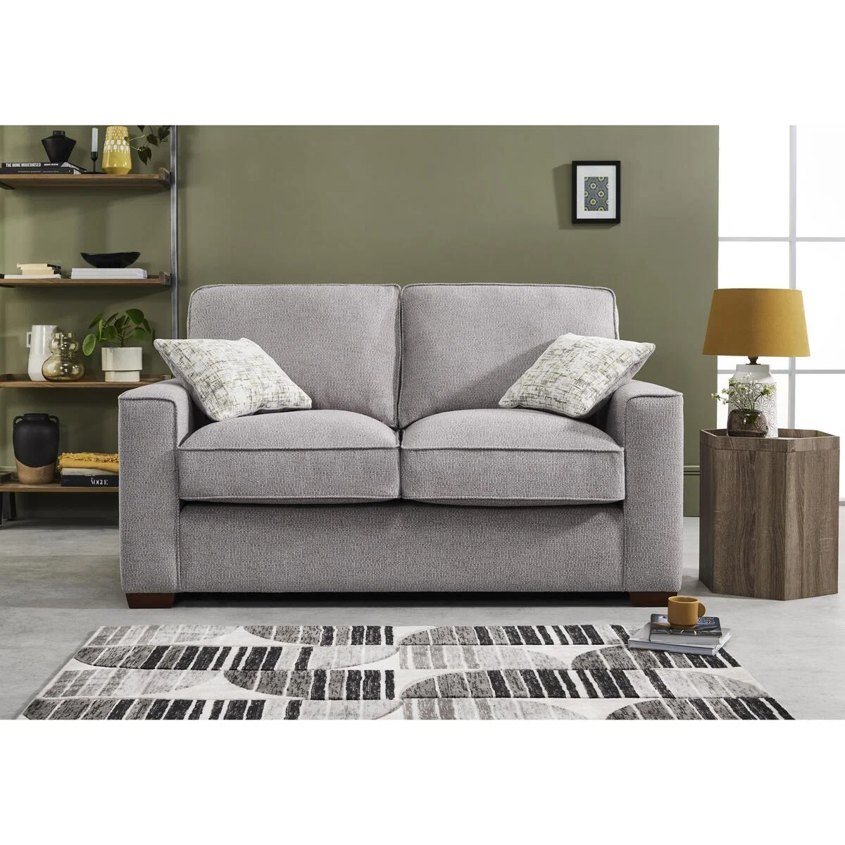 Comfi 2 Seater Fabric Sofa - Grey – image 2