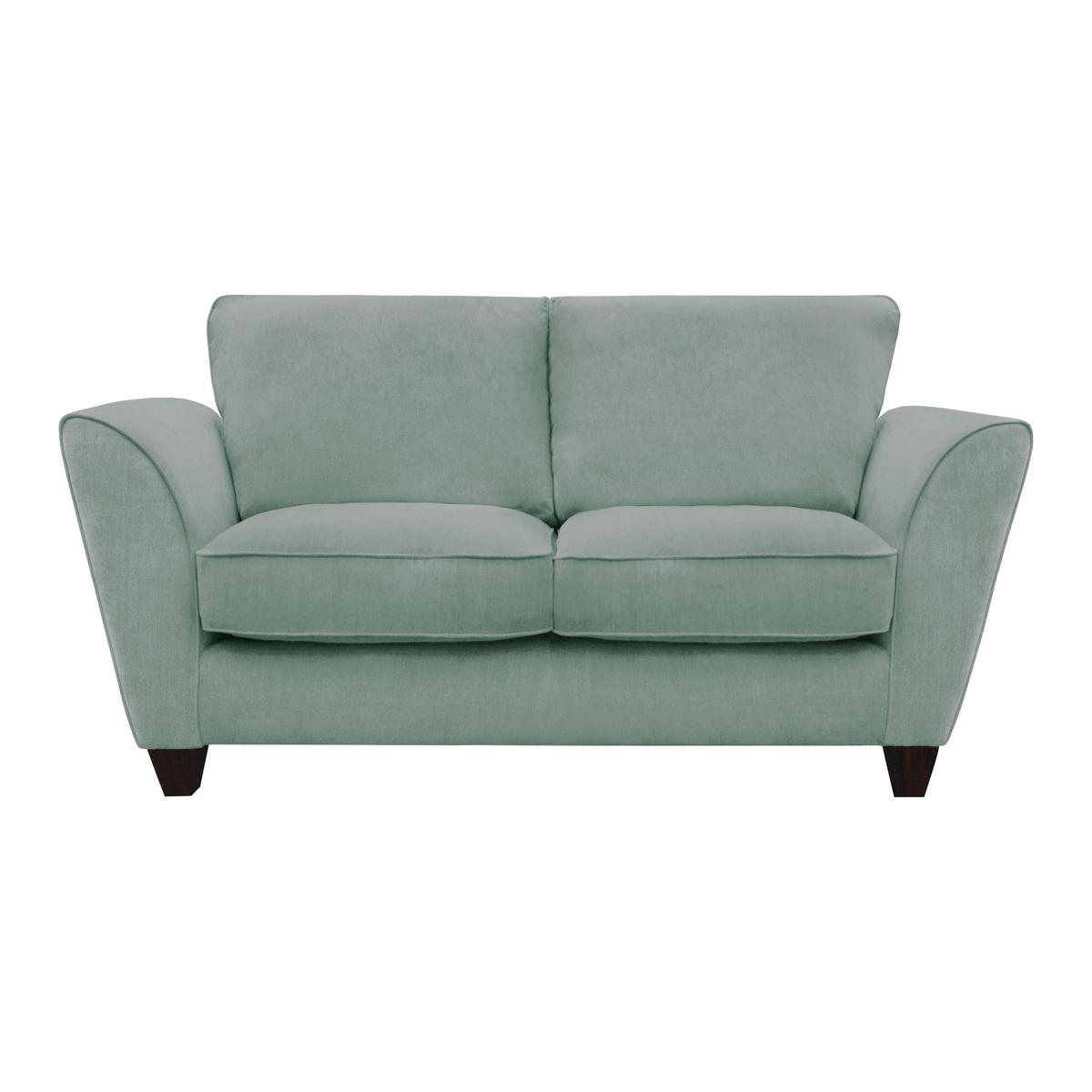 Tangier 2 Seater Classic Back Fabric Sofa - Blue - By Furniture Village – image 1