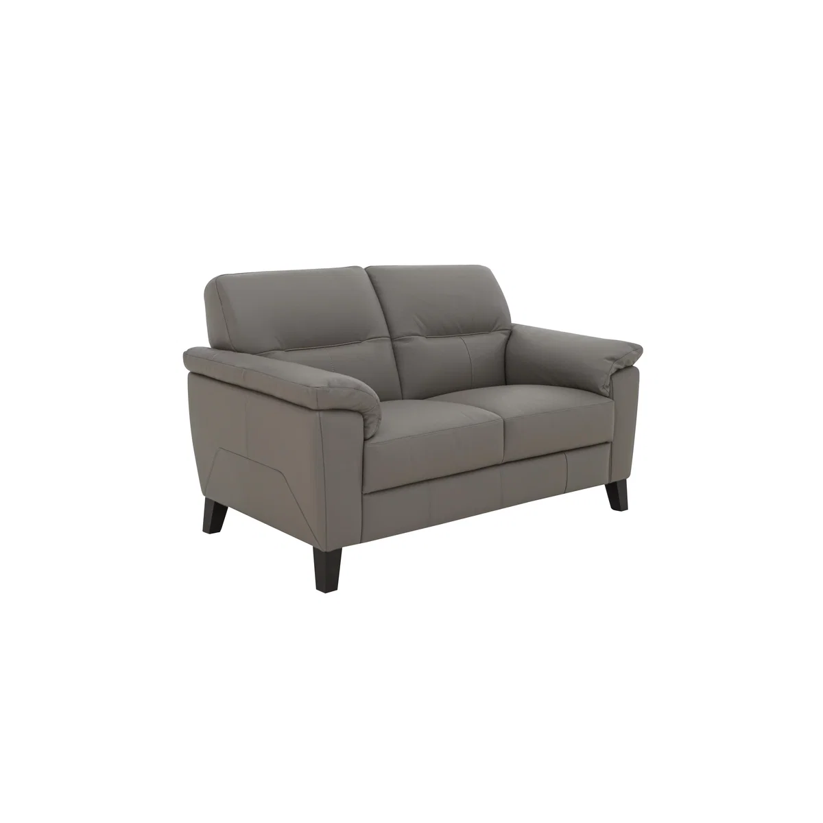 Serento Leather 2 Seater Sofa - Grey – image 4