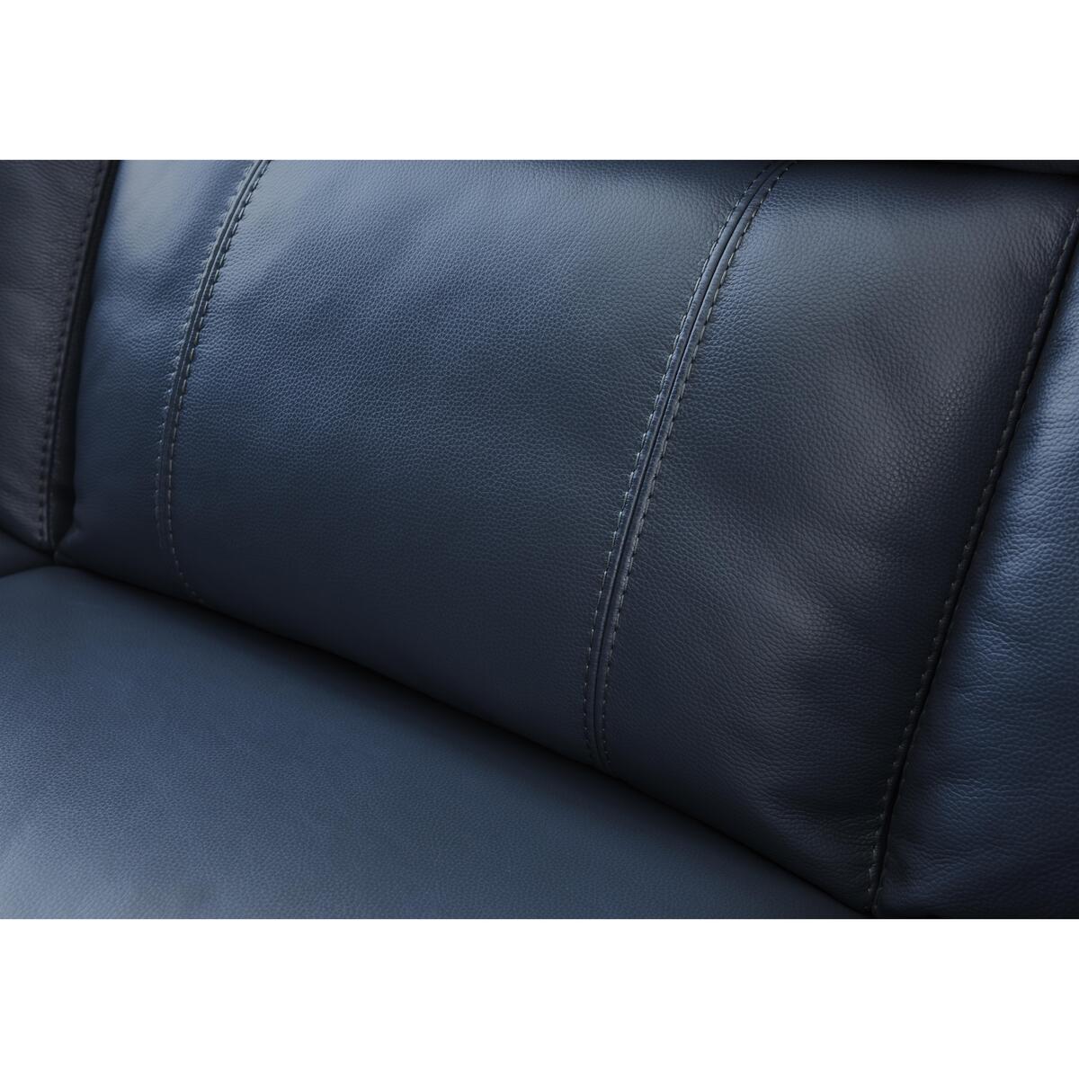 Relax Station Komodo 3 Seater Leather Recliner Sofa with Hidden Cup Holders and USB Ports - Beige- World of Leather – image 6