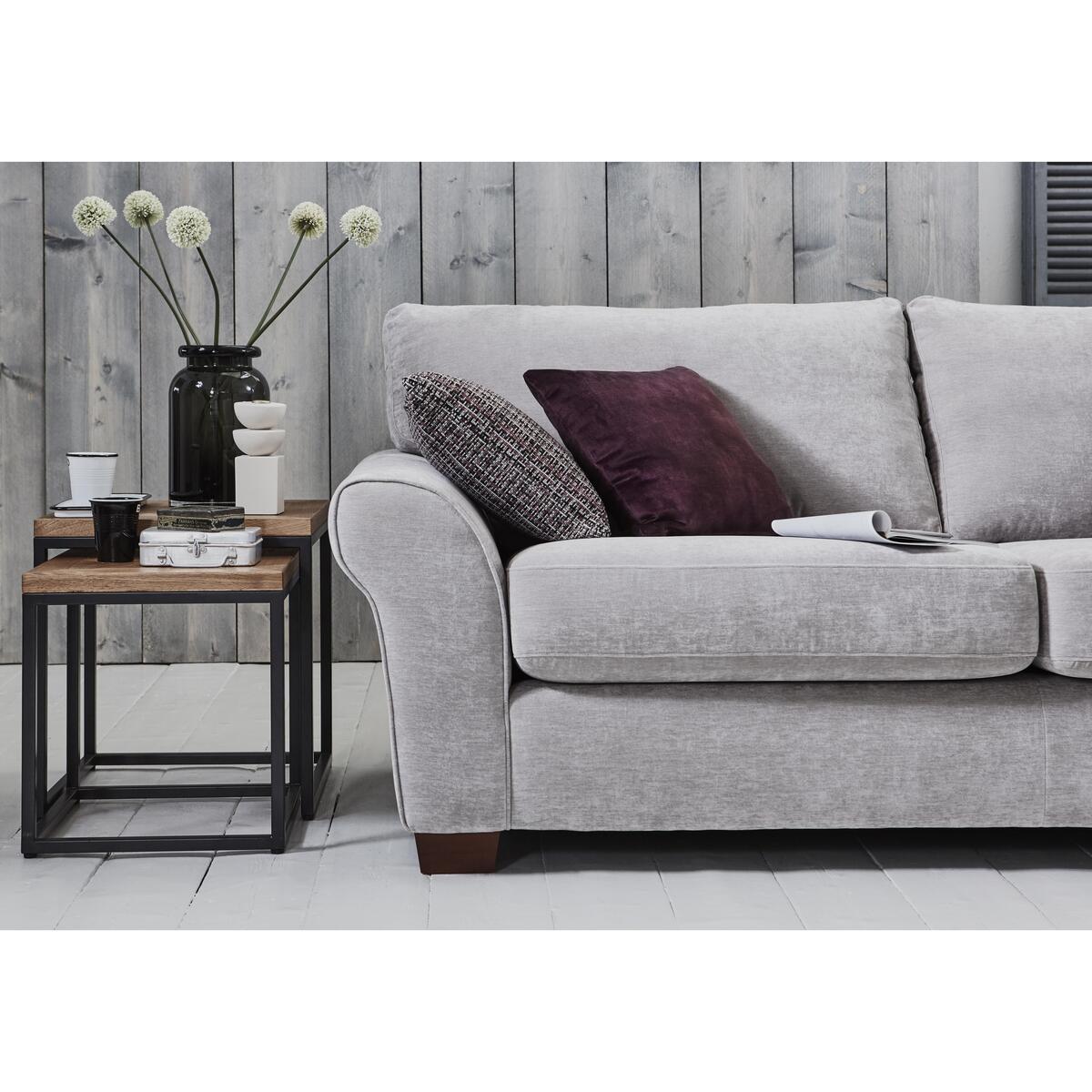 Rosie 2 Seater Fabric Sofa - Grey – image 3