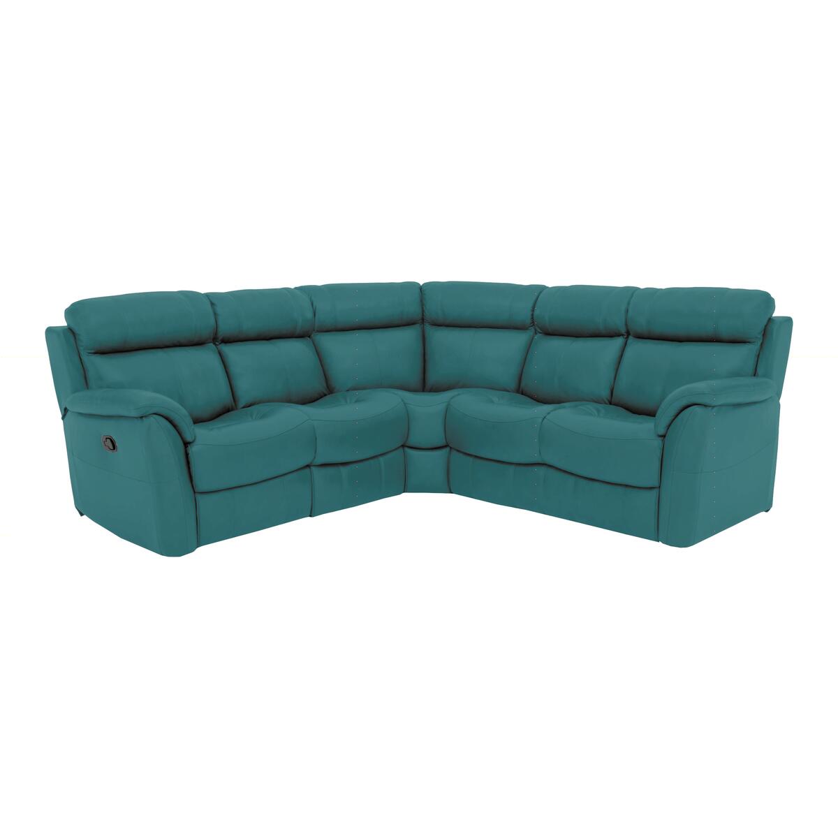 Relax Station Revive Leather Manual Recliner Corner Sofa- World of Leather