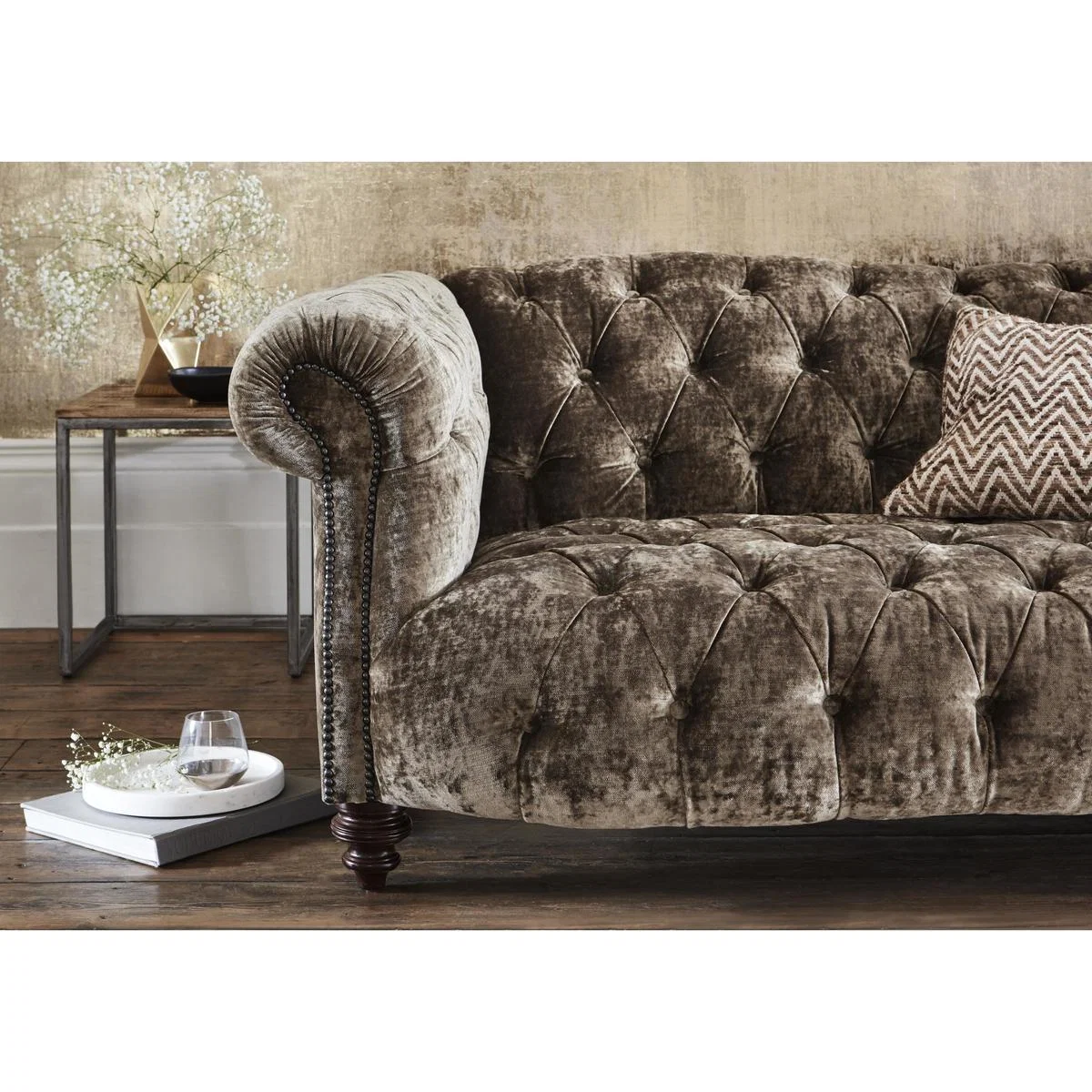 Tetrad - Southwood 2 Seater Velvet Sofa - Beige – image 5