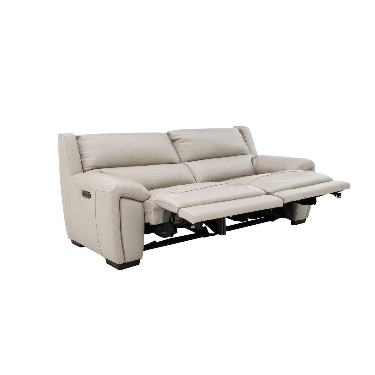 World of Leather - Relax Station Lazy 3 Seater Leather Power Recliner Sofa – image 8