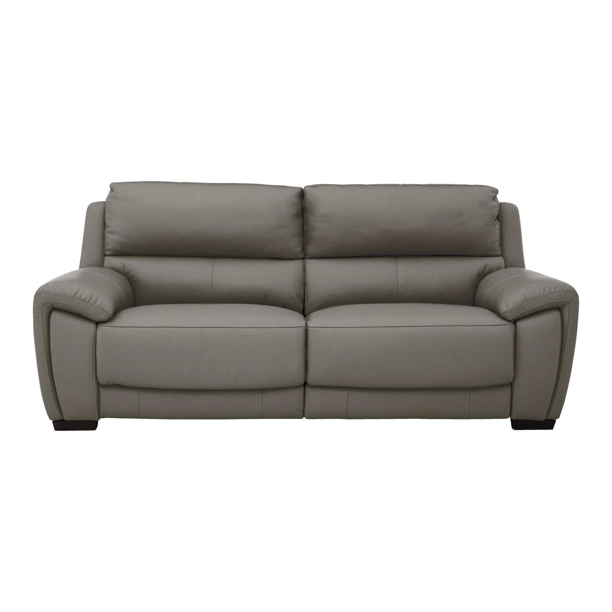 World of Leather - Relax Station Lazy 3 Seater Leather Power Recliner Sofa – image 1
