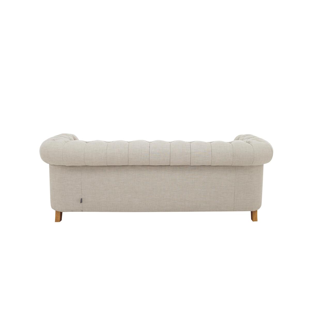 Alexander and James - New England Newport 4 Seater Fabric Sofa - Brown – image 7