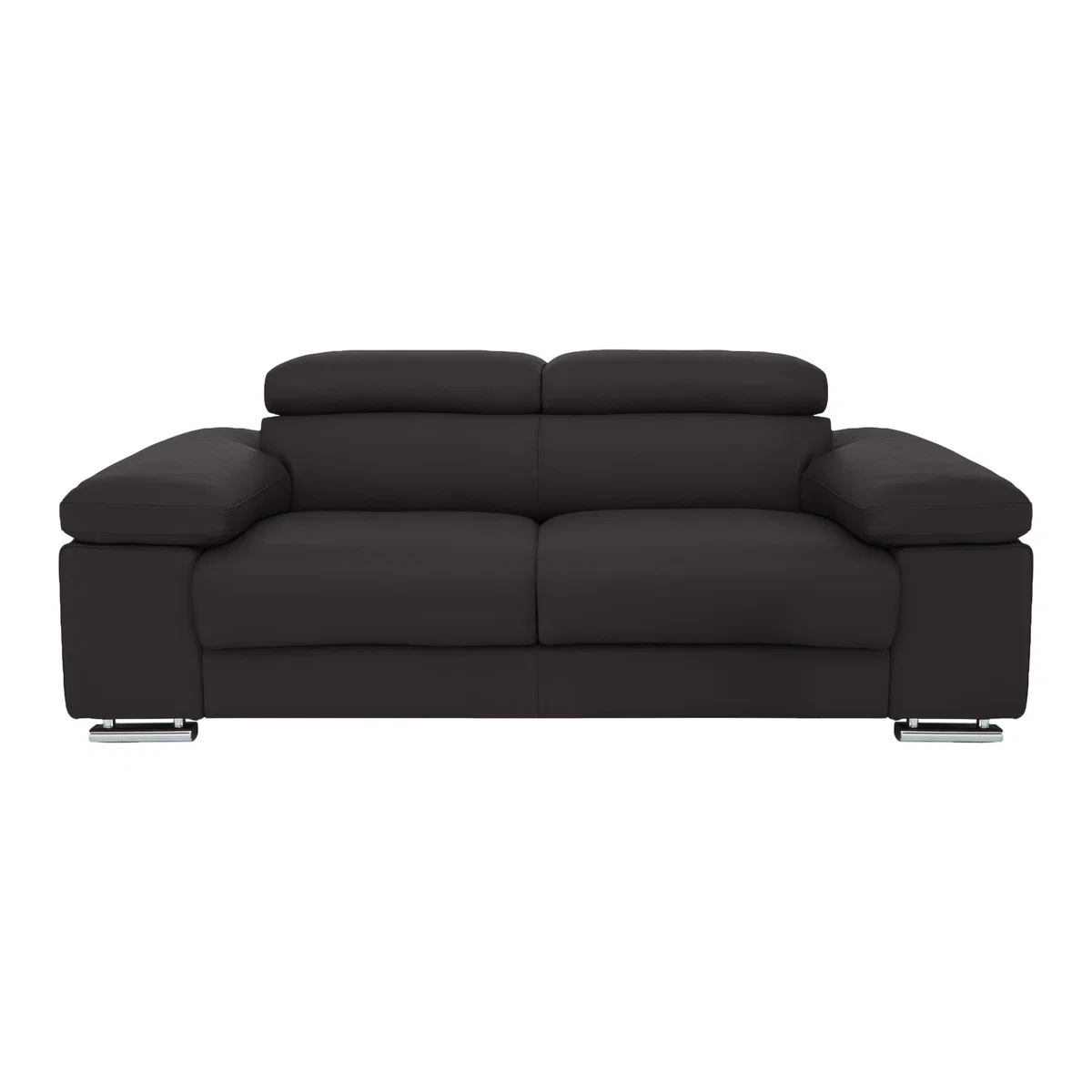Nicoletti - Sanova 2.5 Seater Leather Sofa - Black – image 1