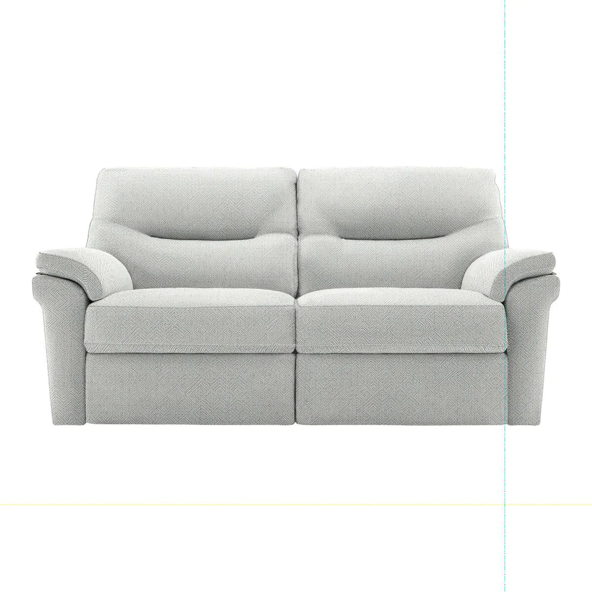 G Plan - Seattle 2.5 Seater Fabric Manual Recliner Sofa