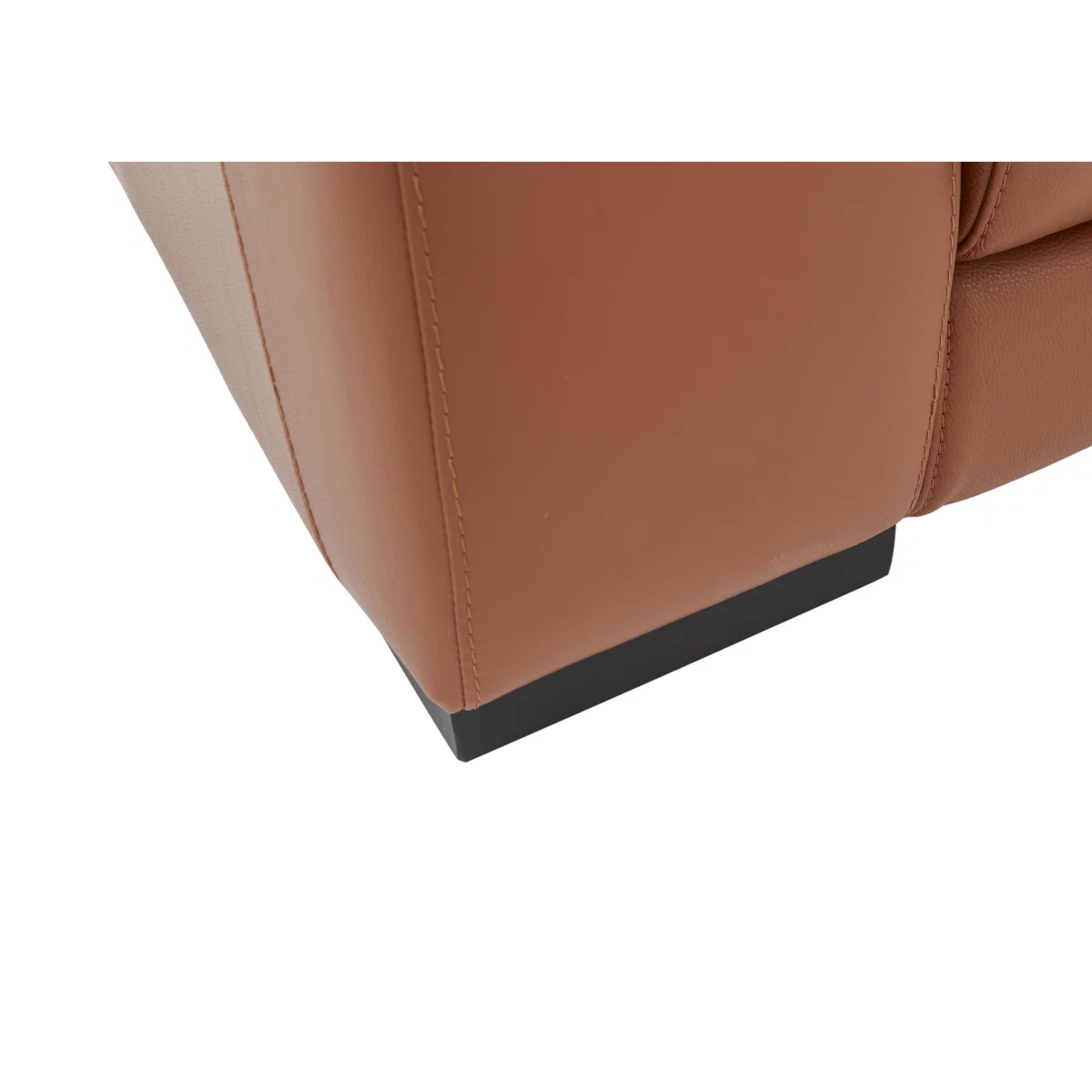 Ease 3 Seater Leather Recliner Sofa - Black - By Furniture Village – image 8