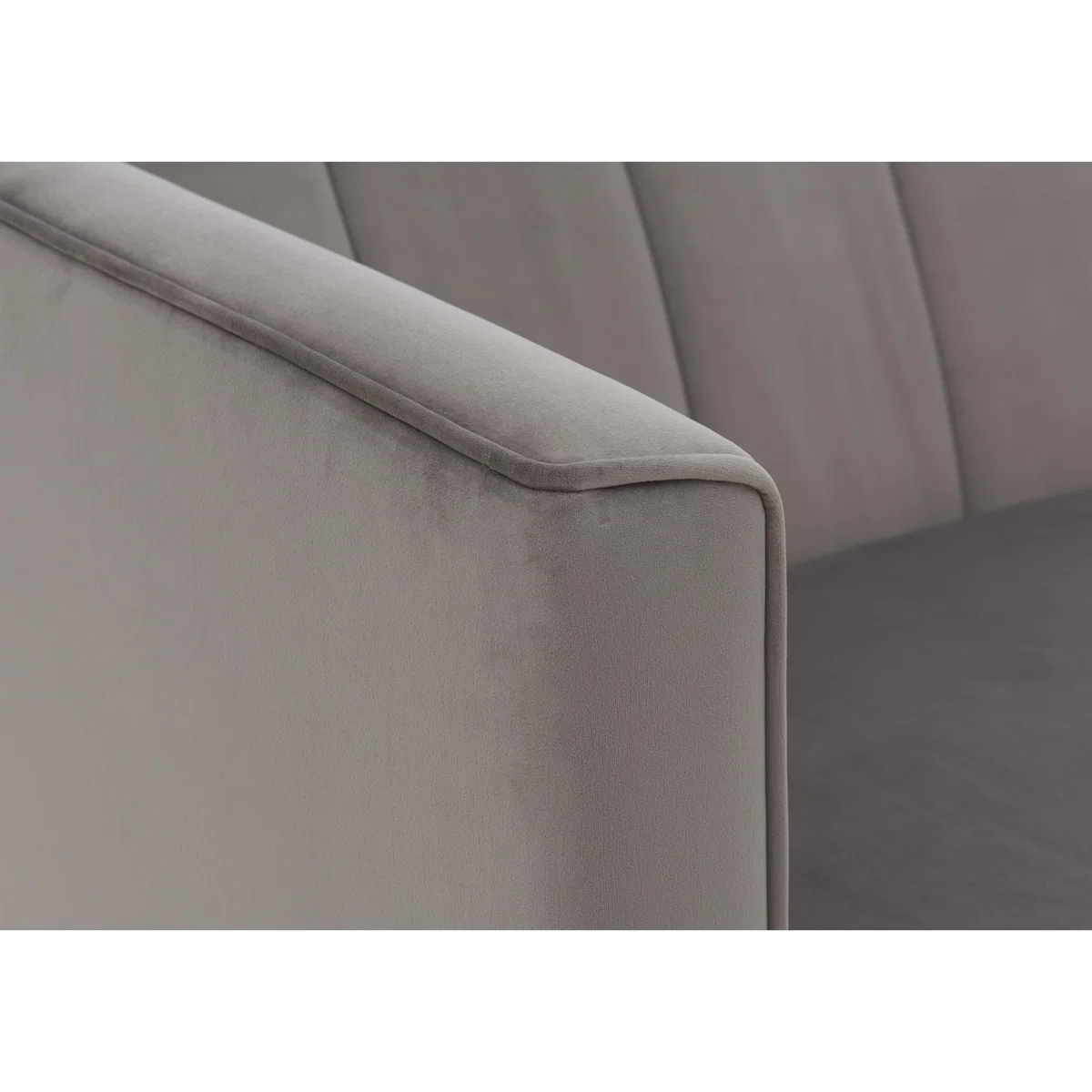 Lace Market 2 Seater Fabric Sofa - Grey – image 2