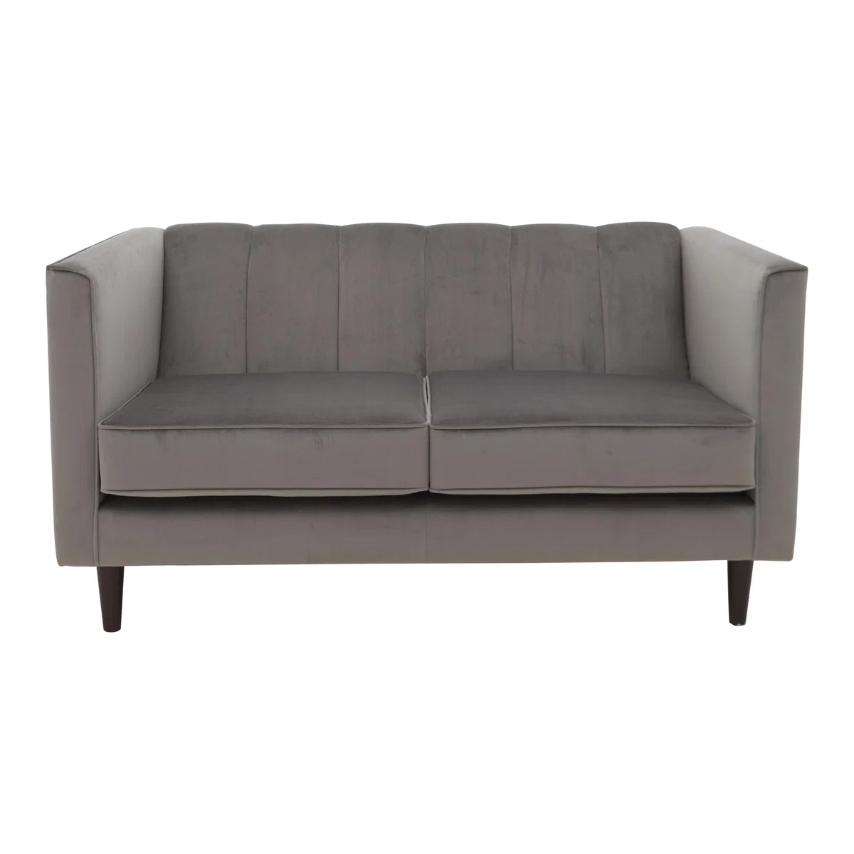 Lace Market 2 Seater Fabric Sofa - Grey – image 1