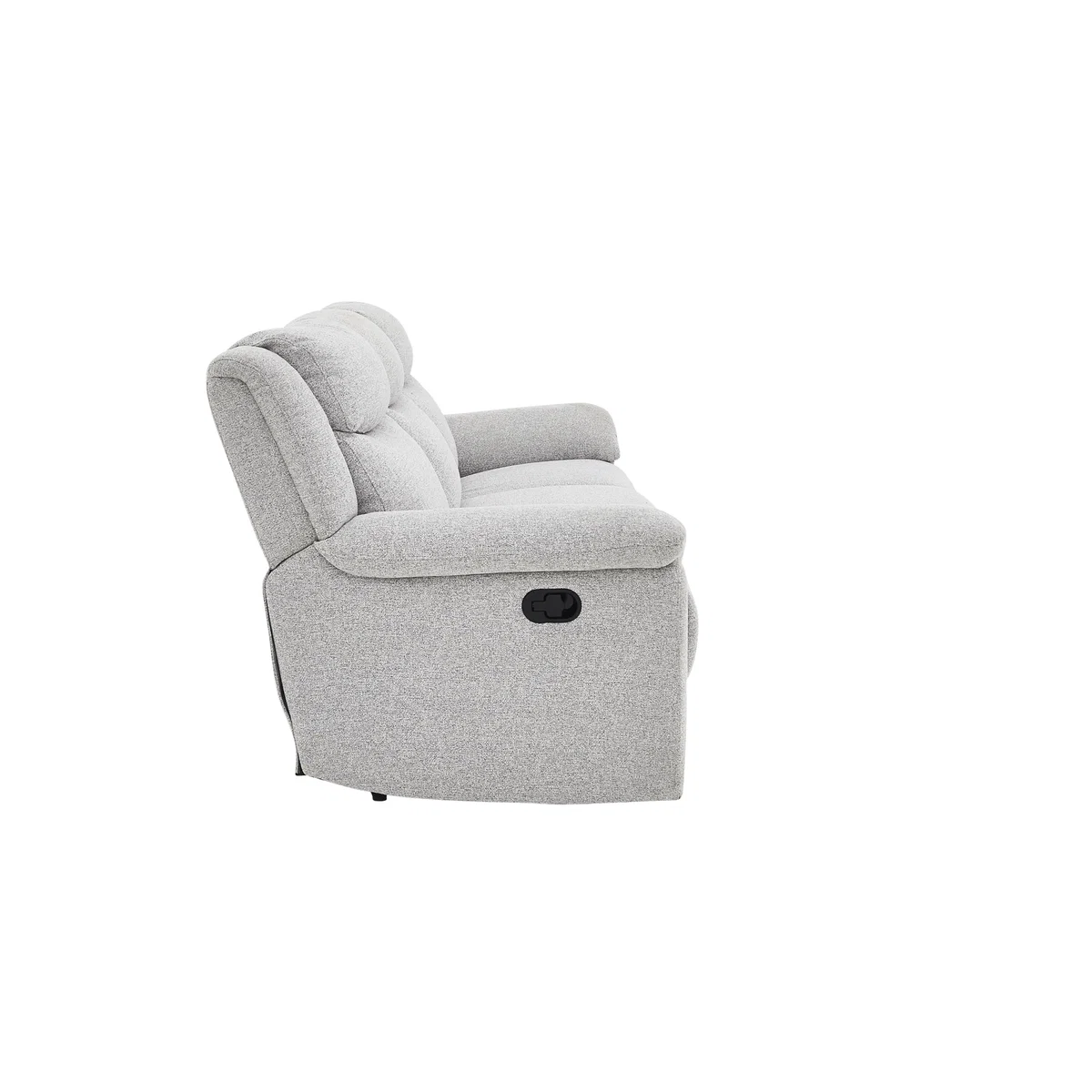 Bounce 3 Seater Fabric Manual Recliner Sofa - Cream - By Furniture Village – image 4