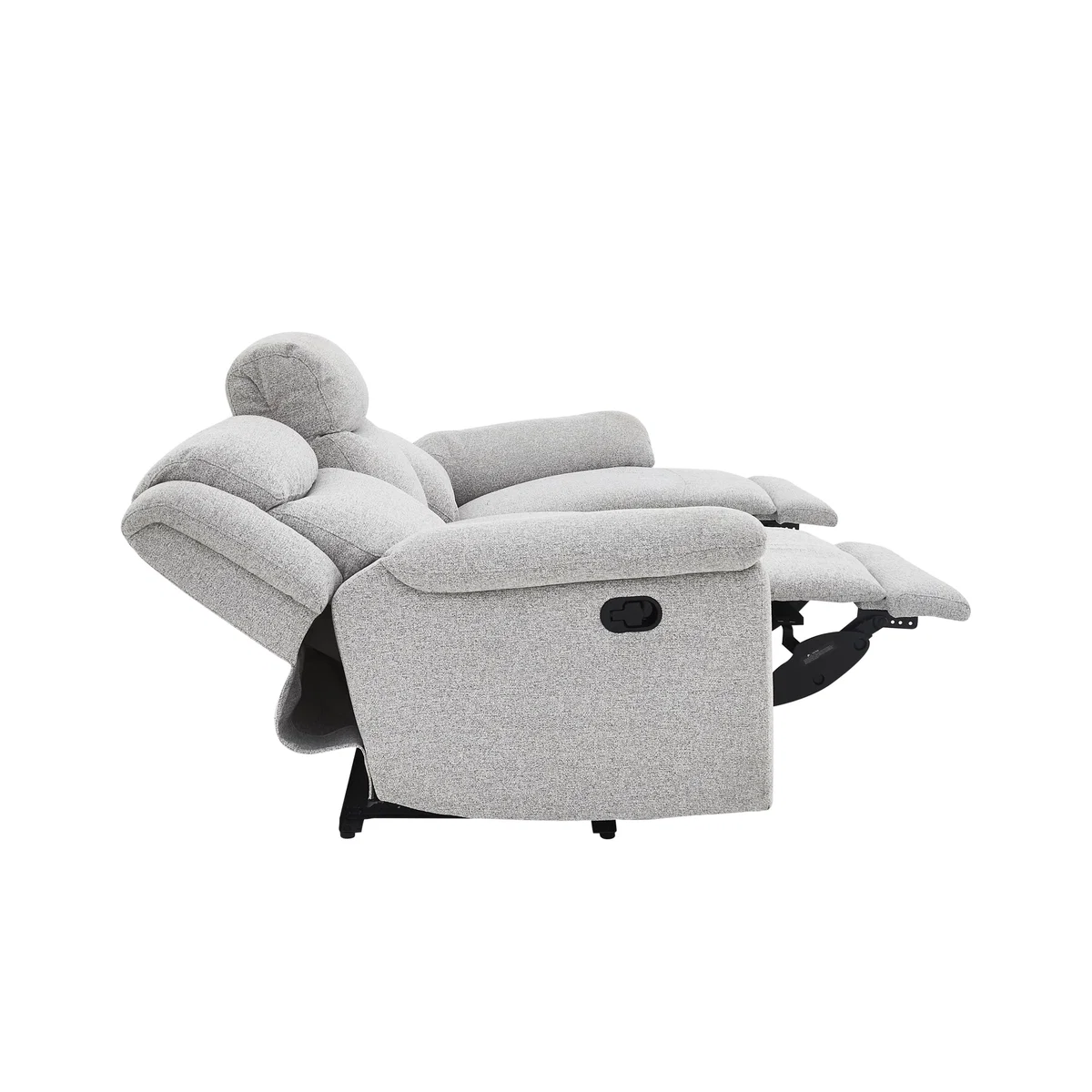 Bounce 3 Seater Fabric Manual Recliner Sofa - Cream - By Furniture Village – image 6