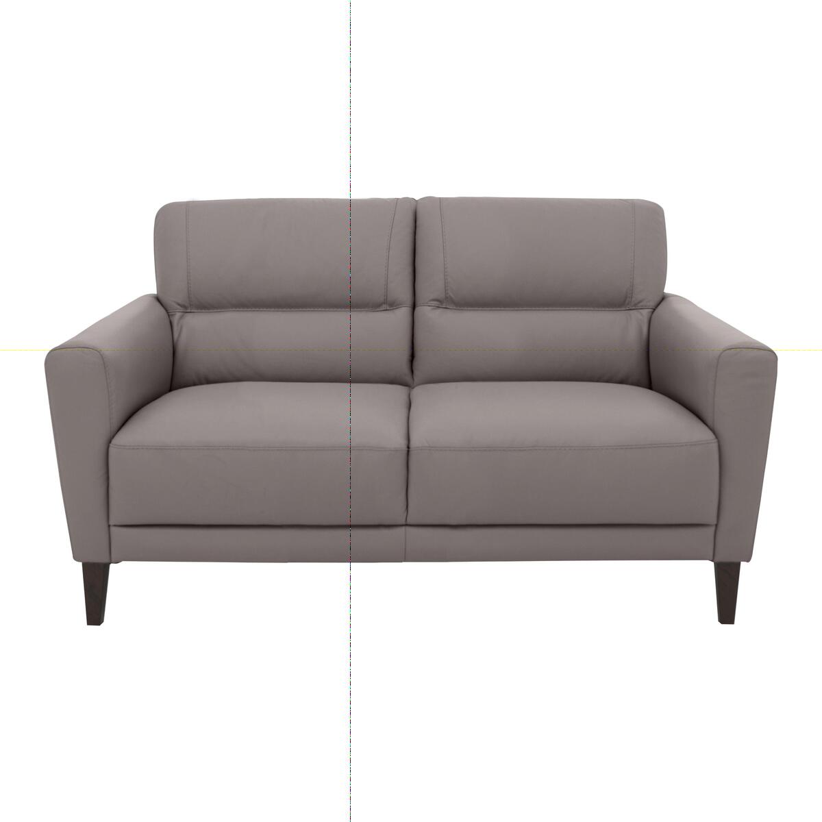 Versano Leather 2 Seater Sofa - Grey – image 1