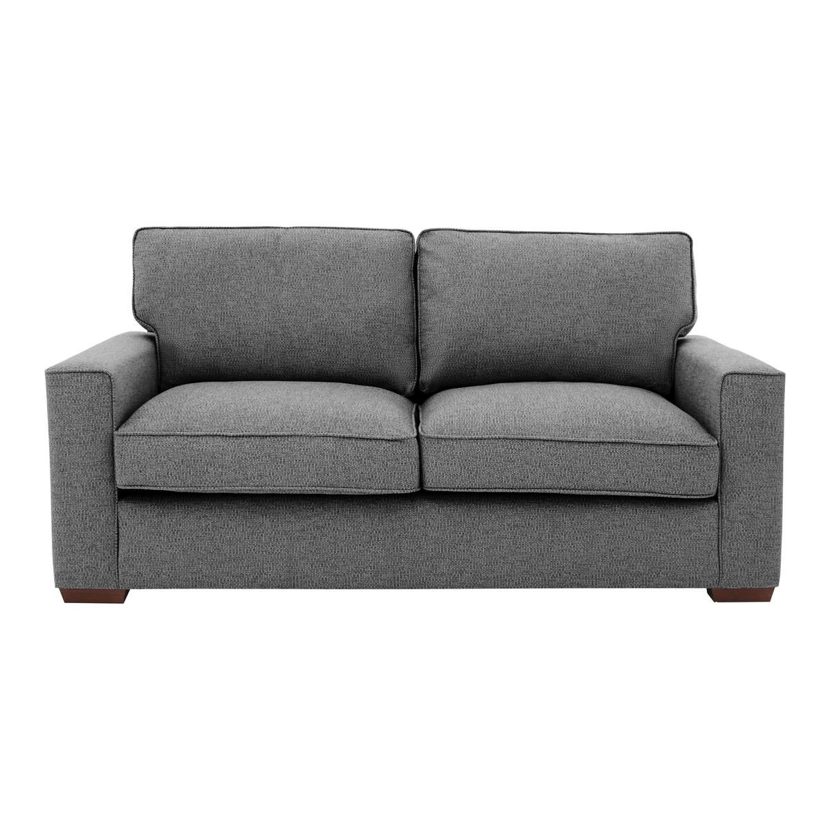 Comfi 3 Seater Fabric Classic Back Sofa Bed - Grey – image 1