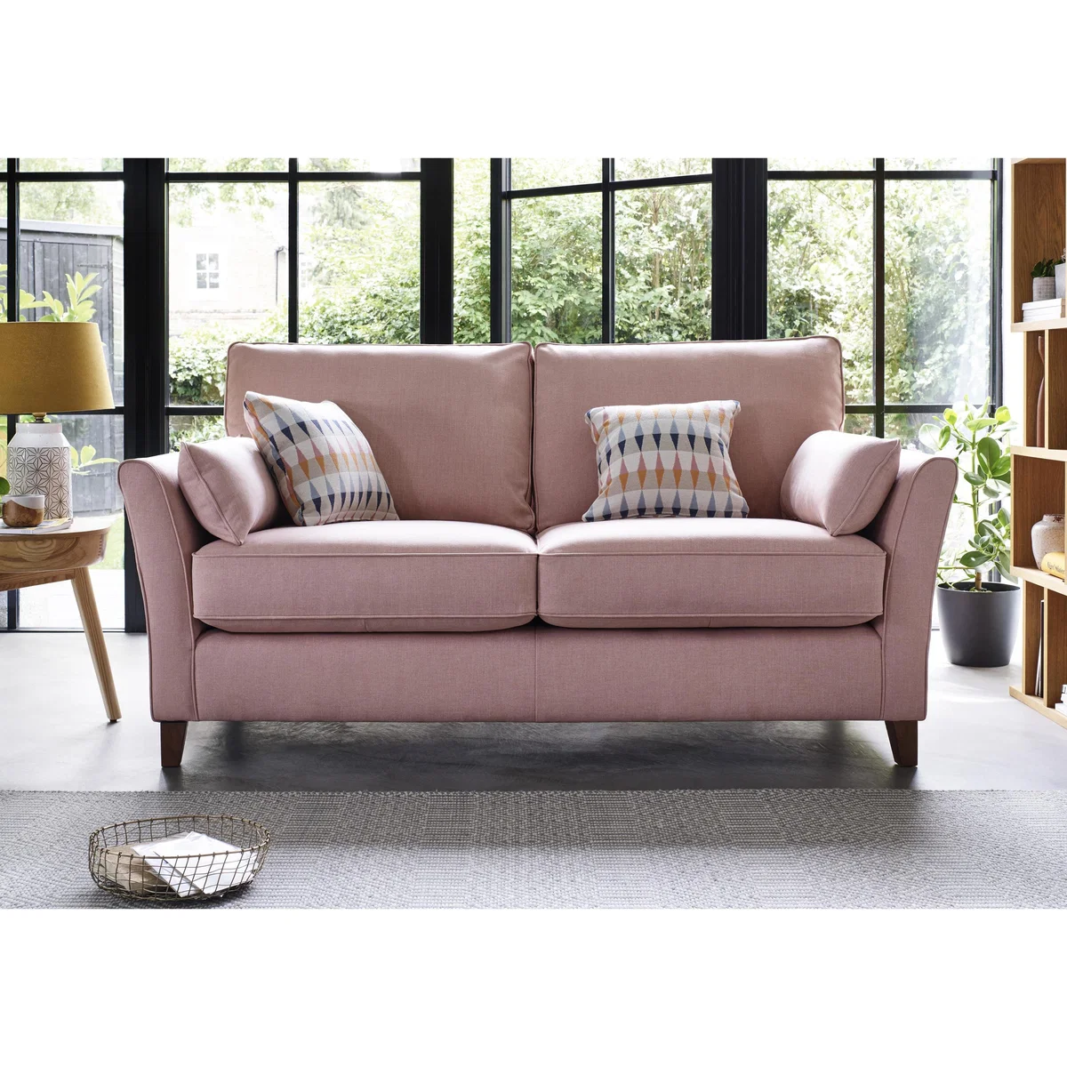 High Street Bond Street 3 Seater Fabric Sofa - Cream - By Furniture Village – image 2