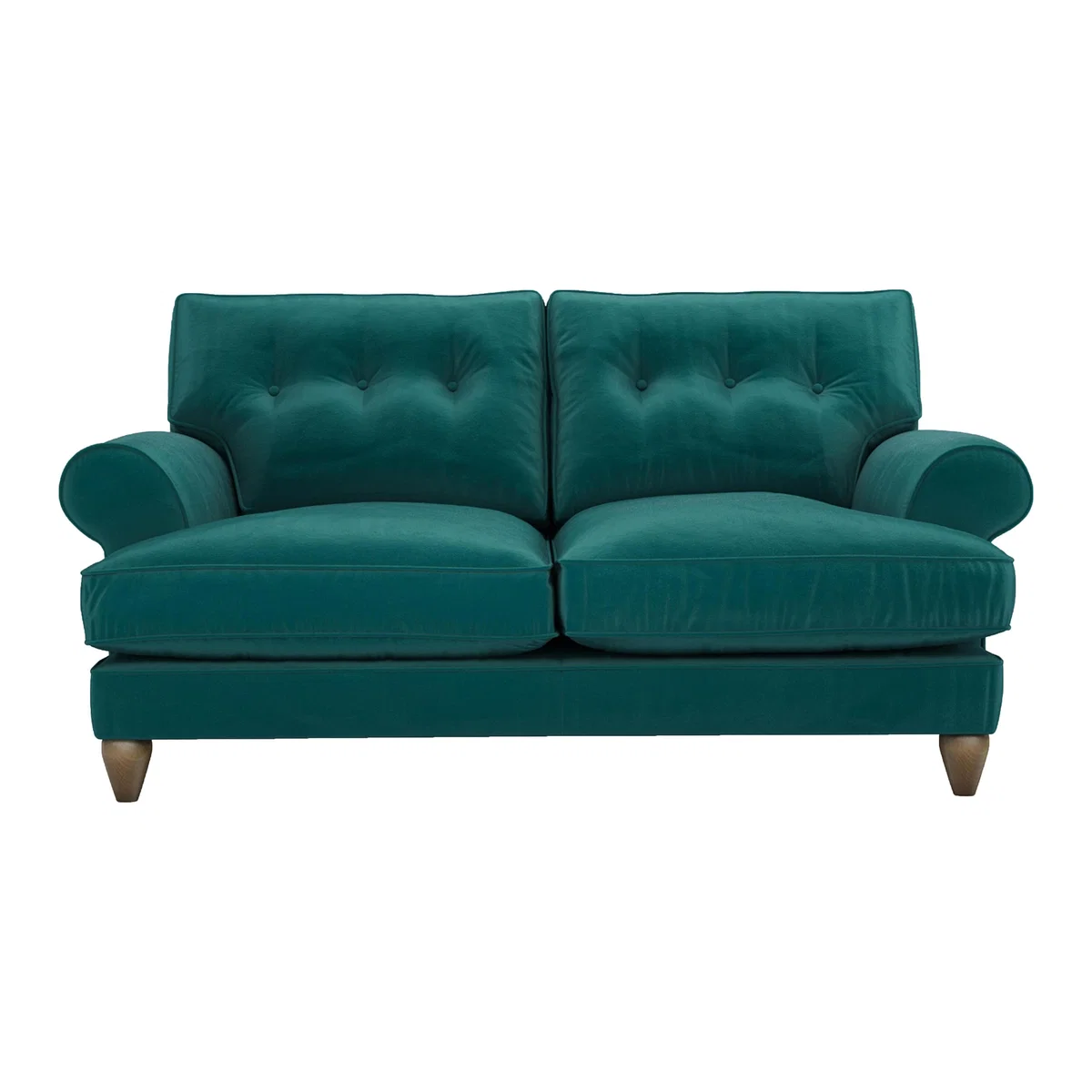 The Lounge Co. - Bronwyn 2.5 Seater Fabric Classic Back Sofa - Teal – image 1