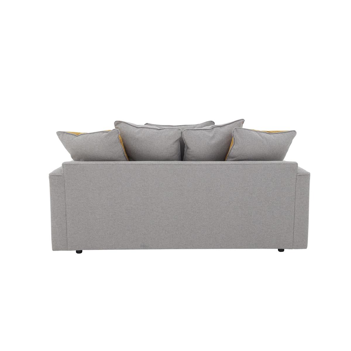 Comfi 3 Seater Pillow Back Fabric Sofa Bed - Grey - By Furniture Village – image 7